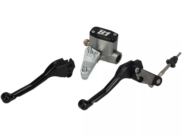 Bremspumpe vorne -8.1 OTTOPUNTOUNO- Kolben Ø=11mm, CNC - Vespa​ PV, ​ET3, ​GT, ​GTR, ​Super, ​TS, Sprint, SS180, ​Rally- rechts, schwarz