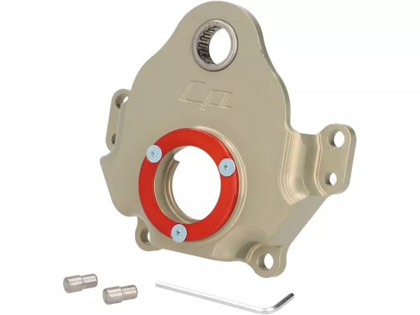 Tapa de caja de cambios reforzada -CASA PERFORMANCE- Lambretta J 50, J100, J125, Lui, Luna, Vega, Cometa - Cajas de cambios de 4 y 5 velocidades