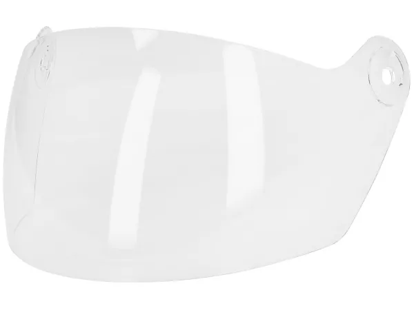 Visier für Helm -HELMO MILANO- Demi Jet, Eos - kratzfest - klar