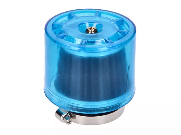 Filtre à air Air-System -101 OCTANE- 38mm droit bleu