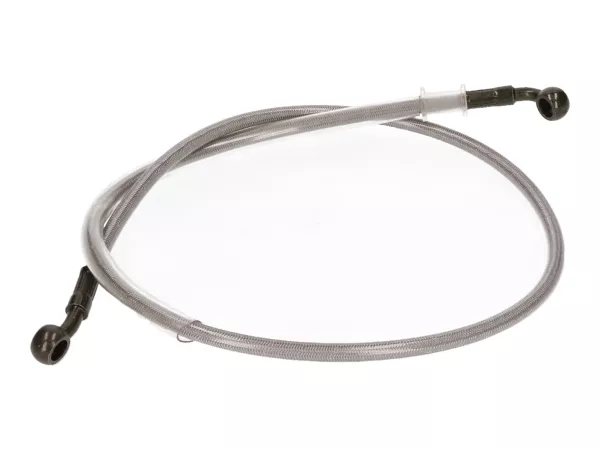 Brake hose, front -OEM QUALITY- GY6 50-150 - braided steel coated