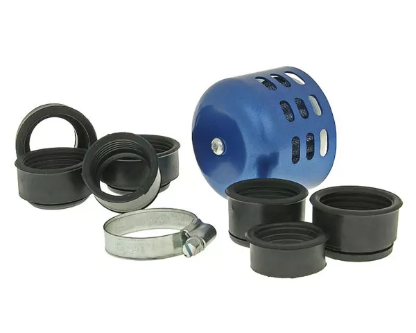 Luftfilter -101 OCTANE- Powerfilter Alu Kappe 28-47mm blau