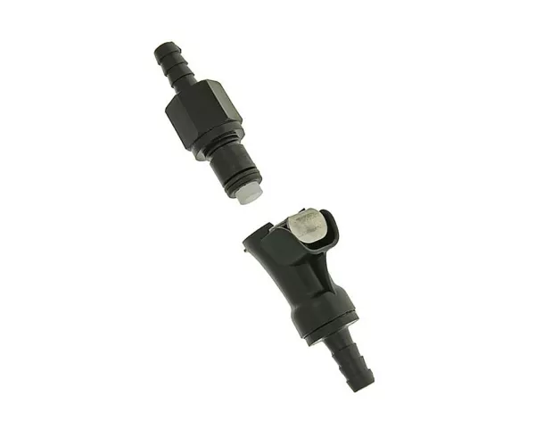 Benzineslang snelkoppeling -101 OCTANE- 6mm - zwart - (niet voor voertuigen met benzine-injectie)