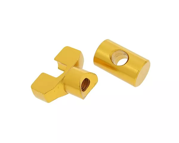 Kit de réglage du câble de frein -101 OCTANE- M6 aluminium or - universel
