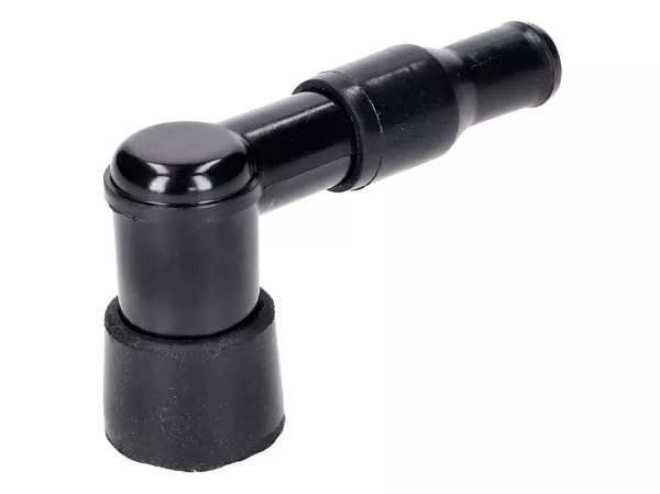 spark plug cap 90° long type -101 OCTANE- black