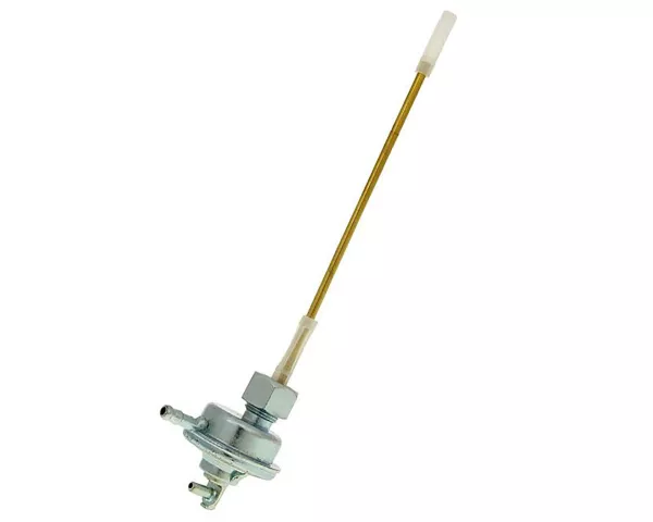 Fuel tap -101 OCTANE- vacuum - for CPI, Keeway, Generic - M14x1 - long