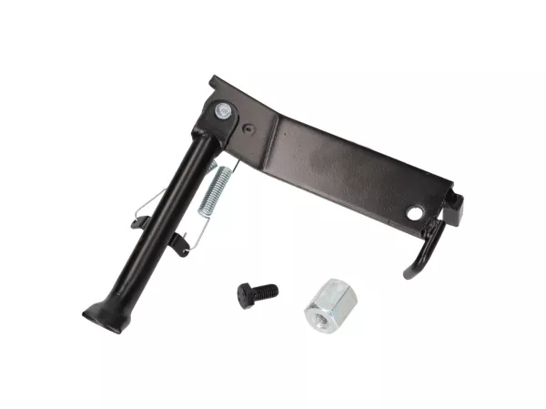 Caballete lateral negro -101 OCTANE- para Yamaha Jog R, MBK Mach G