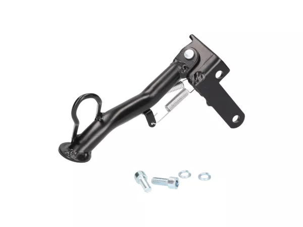 Penyangga samping berwarna hitam -101 OCTANE- untuk Piaggio Zip II 50 4T, Zip SP 50 2T
