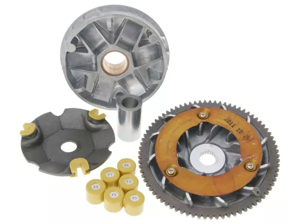Variatore con puleggia a cinghia trapezoidale -101 OCTANE- per Piaggio 125-150cc (motore Leader)