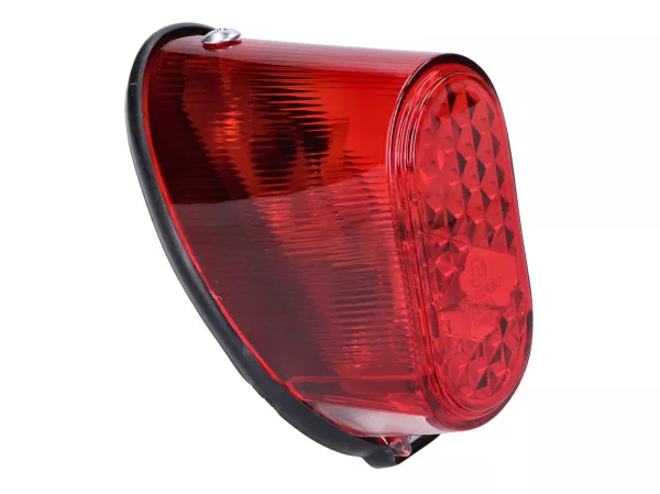 tail light assy moped oval universal -101 OCTANE- for Puch MS, MV, Maxi, Kreidler, Zündapp and many more