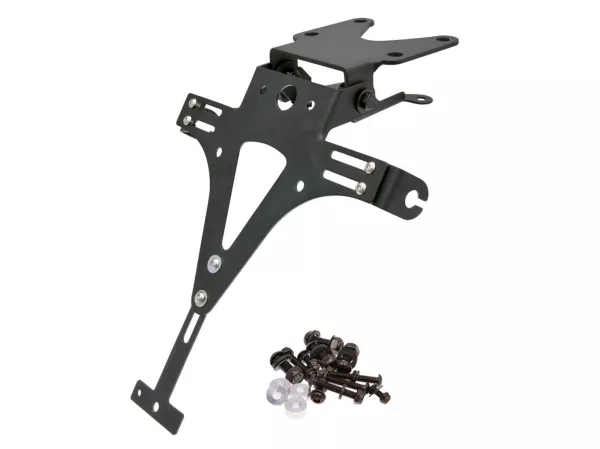 license plate holder -101 OCTANE- w/ indicator mounting brackets universal for motorcycle