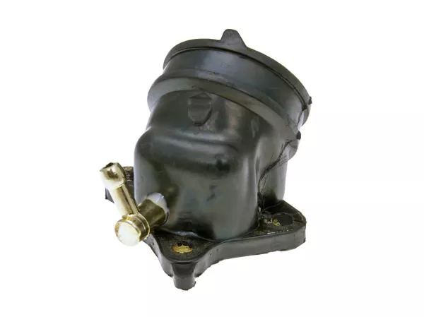 Intake manifold -101 OCTANE- 125-200cc 4T 4V LC Leader- Aprilia Atlantc, Scarabeo, Sport City, Vespa GTL, Gilera DNA, Runner VX, VXR, Piaggio Beverly - 1 vacuum connection