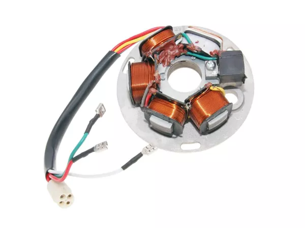 Pengapian -101 pelat dasar OCTANE - Vespa PX Lusso Elestart (dengan baterai 1984-1997) - 7 kabel - juga cocok untuk PX lama (1981-1983) jika steker bundar dilepas