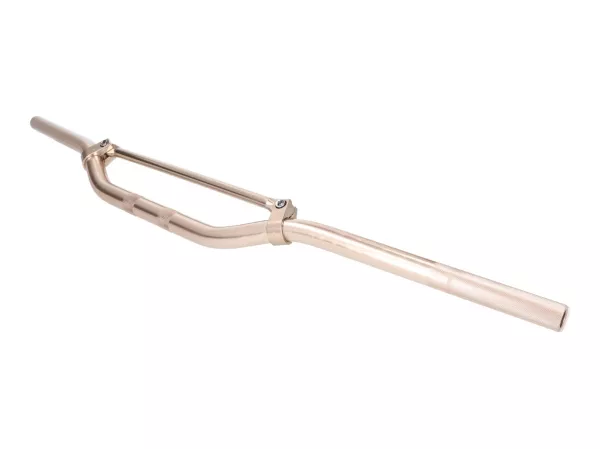 Enduro handlebar -101 OCTANE- aluminum w/ crossbar titanium-look 22mm - 820mm