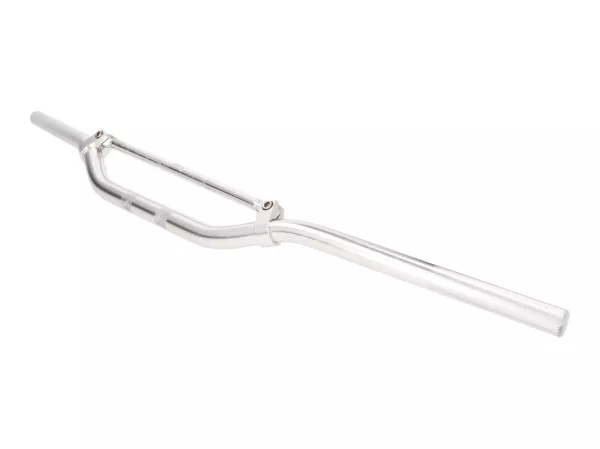 Enduro handlebar -101 OCTANE- aluminum w/ crossbar silver color 22mm - 820mm