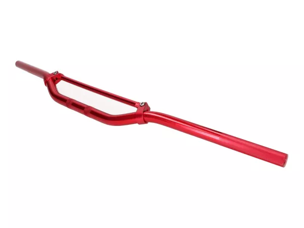 Enduro handlebar -101 OCTANE- aluminum w/ crossbar red color 22mm - 820mm