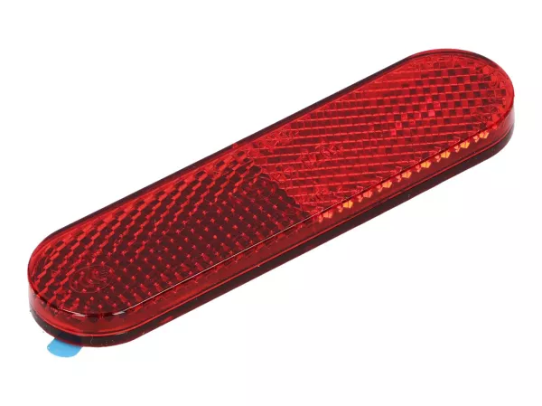 Riflettore -101 OCTANE- 95x25mm rosso autoadesivo