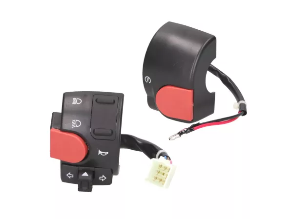 Set setang unit saklar kiri dan kanan -101 OCTANE- untuk Yamaha Aerox, MBK Nitro -2012