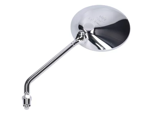 mirror -101 OCTANE- left M8 chromed for Vespa LX 50 2-, 4-stroke, Liberty 50-200 4-stroke