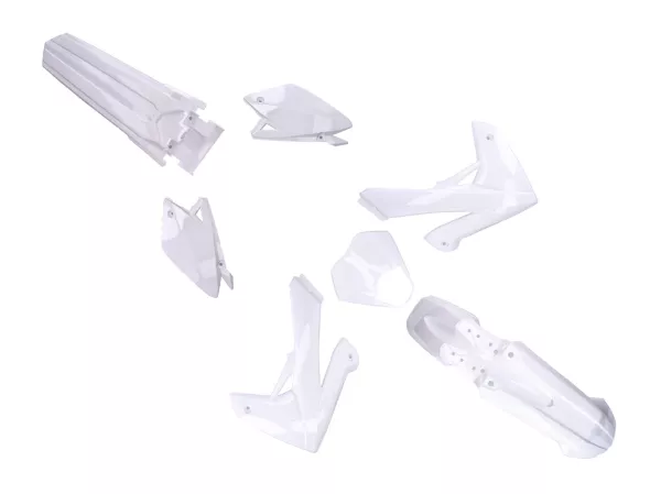 fairing kit complete white -101 OCTANE- for Rieju MRT