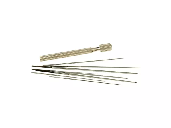 Juego de escariadores de boquilla con soporte -101 OCTANO- 0,6mm - 1,3mm