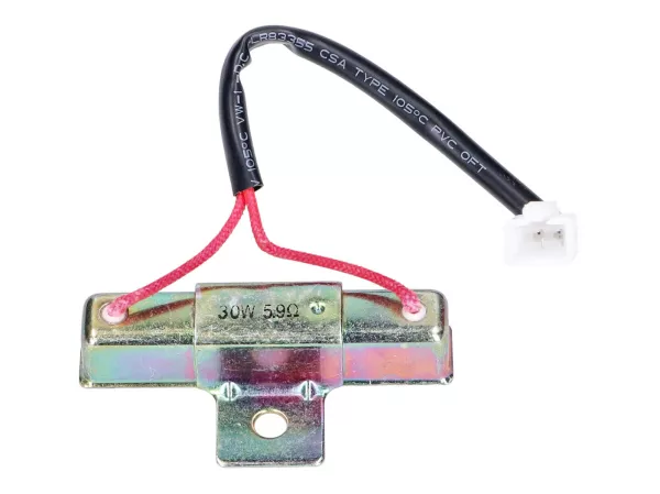 Resistor cahaya 30 Watt 5,9 Ohm -101 OCTANE- untuk CPI, Generik, Keeway, ATU 2-tak