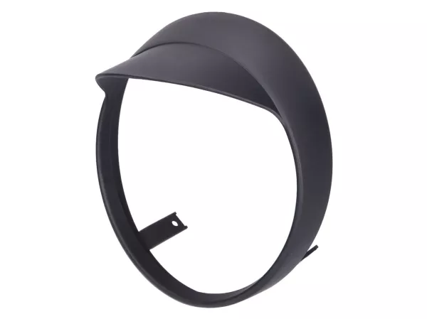 headlamp rim w/ shield black matt -101 OCTANE- for Vespa GTS 300 HPE 2018-, GTS 125 iGet 2019-