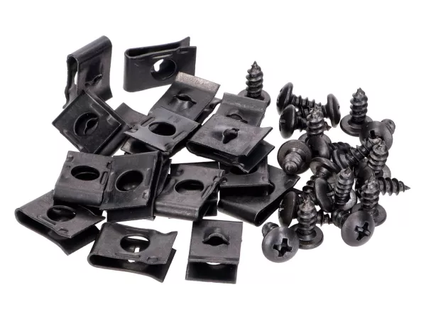 Plate nut set -101 OCTANE- with screws M4x10 - pack of 20
