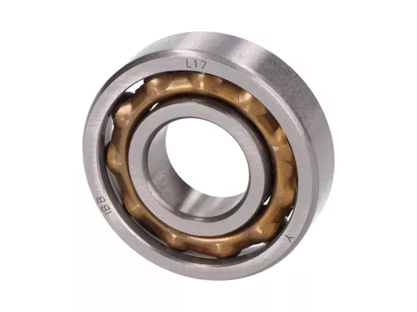 crankshaft ball bearing L17TVP w/ brass cage 17x40x10mm -101 OCTANE- for Puch