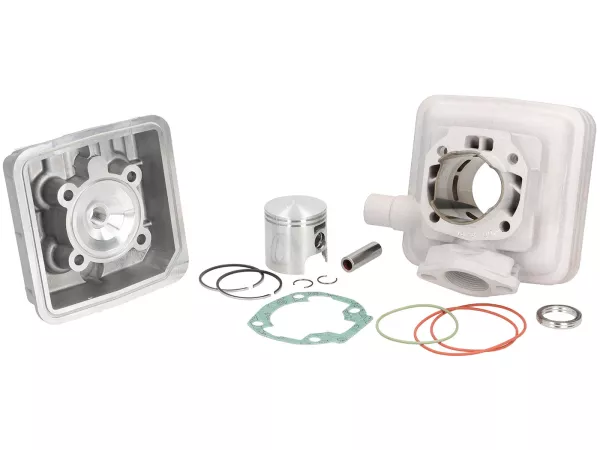 Zylinder -MALOSSI- 65 ccm Sport Aluminium LC - Ø45,5mm- Peugeot 103, Vogue - (Kolbenbolzen = Ø 12mm) - inkl. Zylinderkopf