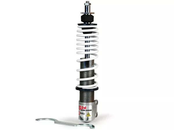 Shock absorber front -MALOSSI RS24- 255mm- Vespa PX80, PX125, PX150, PX200, T5 125cc