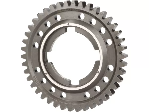 Vitesse 2 -MALOSSI, type Lusso -Vespa PX125-200 (1984-), T5 125cc, Cosa125-200, LML Star/Stella125/150 2 temps - 42 dents