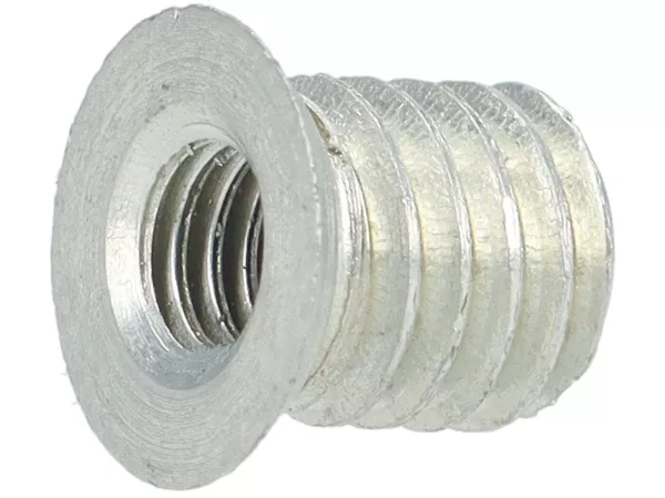 Gängad bussning Maghousing -MB DEVELOPMENTS- M4 Øa 6mm, längd 7mm - stål