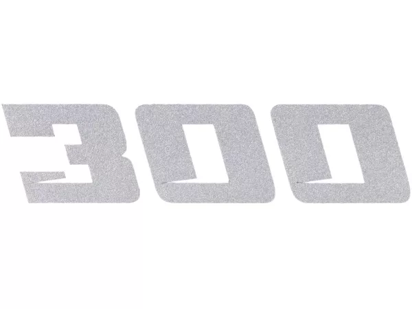 Sticker -MOTO NOSTRA- 300 - for MN3070 - silver