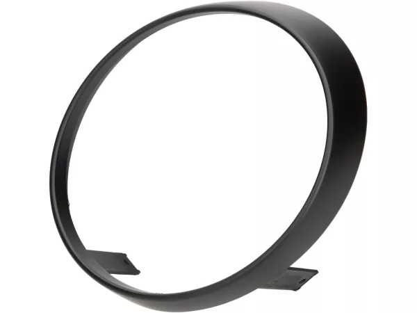 Headlight rim, mat black -MOTO NOSTRA- Vespa GTS 125-310 Keyless Basic, Super, Super Sport, Super Tech