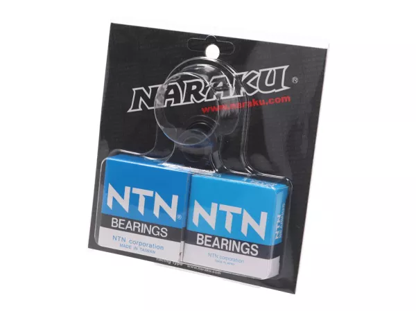 crankshaft bearing set -NARAKU- heavy duty incl. oil seals for Kymco, SYM horizontal