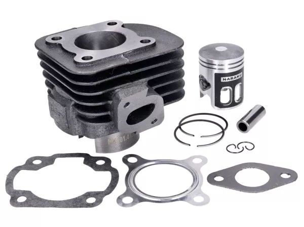 cylinder kit -NARAKU- V.2 50cc 12mm piston pin, straight type for 1E40QMB (E2)