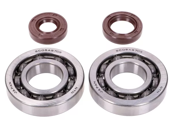 crankshaft bearing set -NARAKU- FKM Heavy Duty for Honda X8R