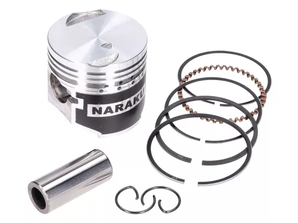 Set piston -NARAKU- V.2 50cc 39,00mm untuk Piaggio 4T 2V
