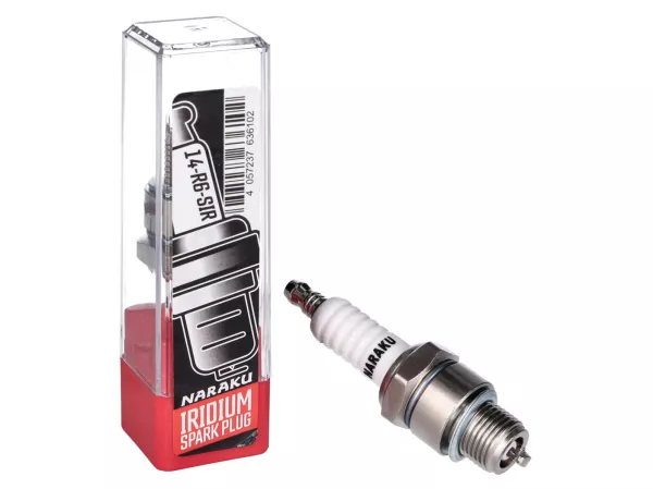 spark plug -NARAKU- iridium 14-R6-SIR (BR6HIX)