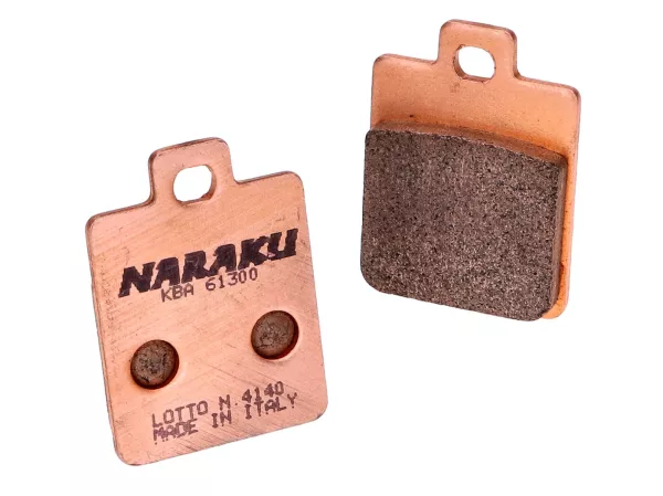 Pastiglie freno -NARAKU- sinterizzate per Gilera, Piaggio, Vespa