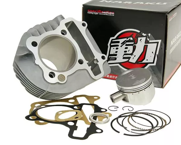 Kit cylindre -NARAKU- 150ccm 57,4mm pour 4 temps GY6 125 152QMI, 150 157QMJ