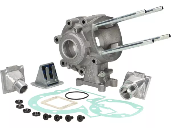 Engine casing -POLINI- reed valve inlet - Peugeot 103, Vogue