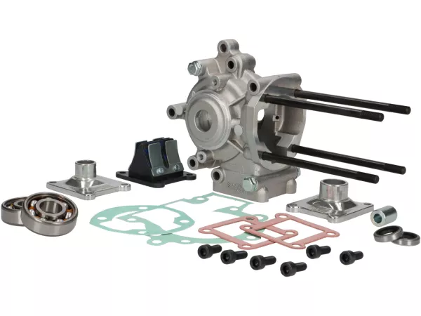 Engine casing -POLINI- MBK (Motobecane) 51V, Magnum, Racing, Passion, Rock - compl.