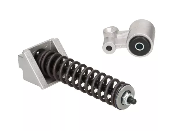 Engine mount -POLINI- adjustable - spring damped - Peugeot 103, Vogue
