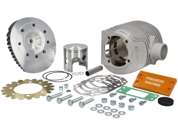 Cilindro -PINASCO Master 252cc, carrera=62mm, b=Ø72mm- Vespa PX200 (también adecuado para cajas de motor estándar) - opcional entrada de diafragma en el cilindro