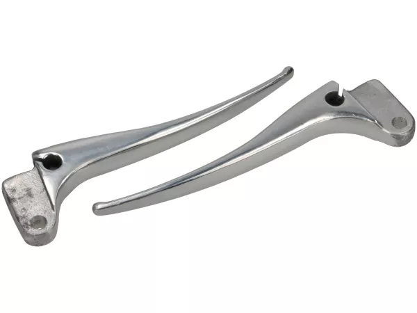 Clutch and brake lever set -PREMIUM- Vespa Wideframe V98, V1T, V11-15T, V30-33T, VU1T - aluminum