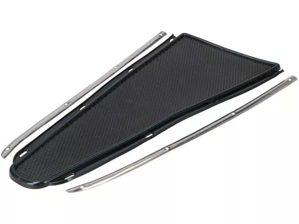 Set step-through matras lantai -PREMIUM- Vespa Rally180 (VSD1T), Rally200 (VSE1T), Sprint150 (VLB1T), TS125 (VNL3T), GT125 (VNL2T), GTR125 (VNL2T), SS180 (VSC1T), GS160/GS4 (VSB1T), Super, VNA, VNB, VBA, VBB - Hitam