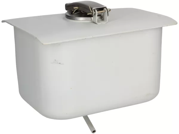 Fuel tank incl. fuel cap -PREMIUM- Vespa V1-V15 (Bacheta, ACMA) - primed - 240x170x140mm