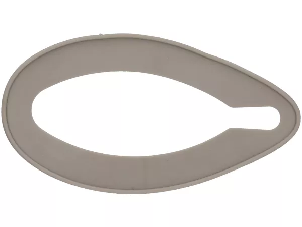 Dichtungsgummi Scheinwerfergehäuse/Kotflügel -PREMIUM- Vespa Wideframe V15T, V30T, V33T - kieselgrau (RAL 7032)